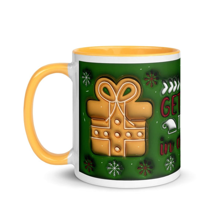Get your Tinsel Colorful Print Mug - Orange - 11 oz - ArtyKoala