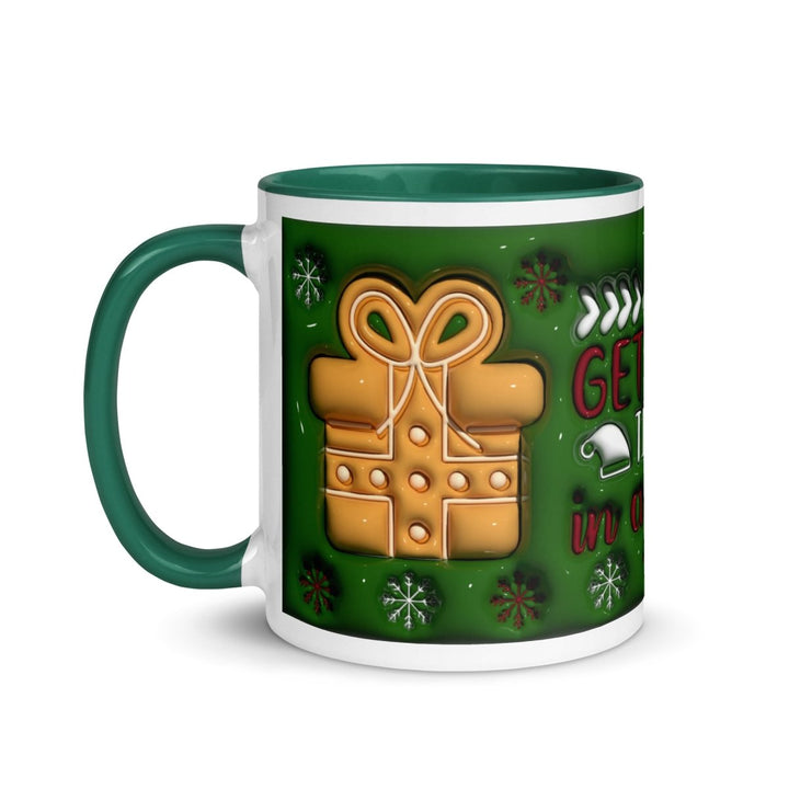 Get your Tinsel Colorful Print Mug - Dark green - 11 oz - ArtyKoala