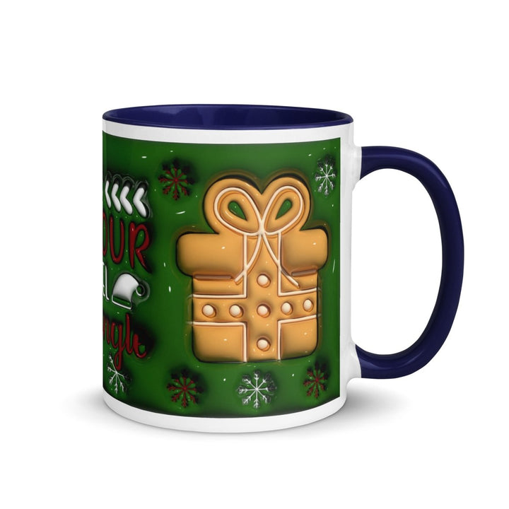 Get your Tinsel Colorful Print Mug - Dark Blue - 11 oz - ArtyKoala