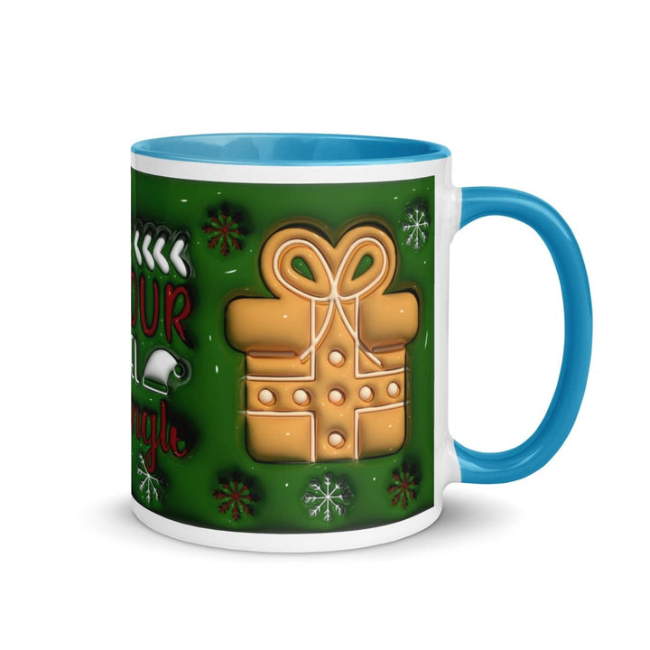 Get your Tinsel Colorful Print Mug - Blue - 11 oz - ArtyKoala