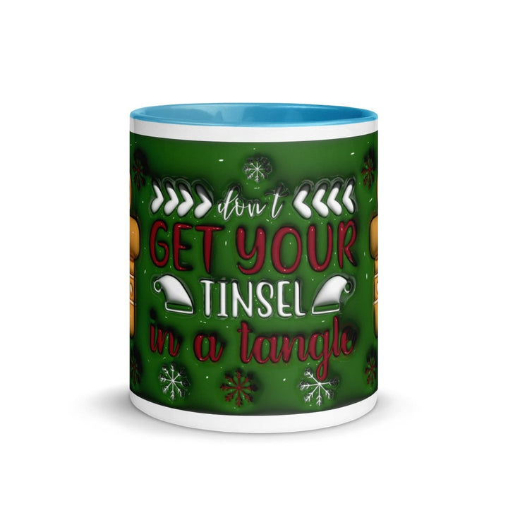 Get your Tinsel Colorful Print Mug - Red - 11 oz - ArtyKoala