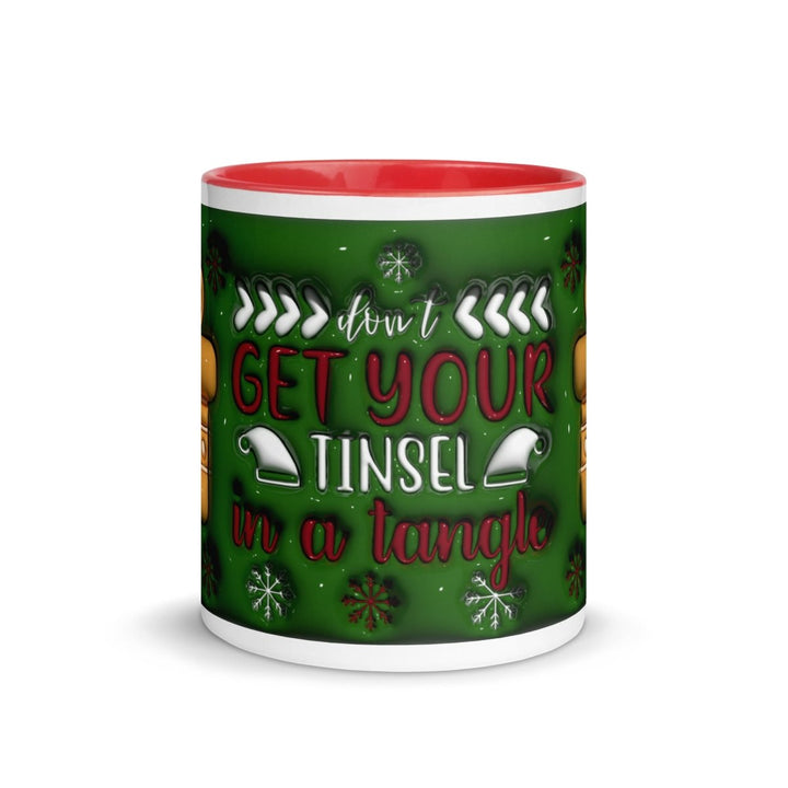 Get your Tinsel Colorful Print Mug - Yellow - 11 oz - ArtyKoala