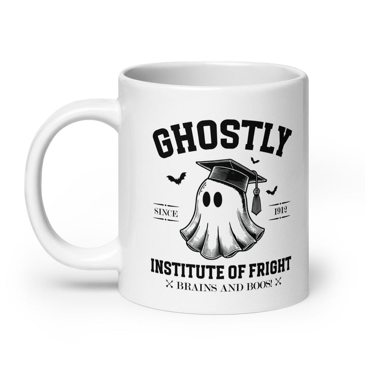 Ghostly Institute of Fright White glossy mug - 11 oz - ArtyKoala