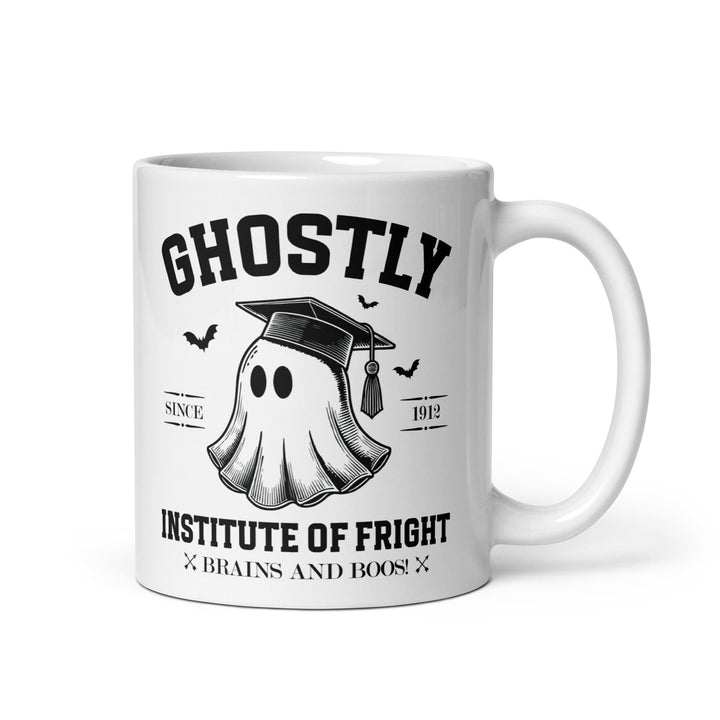 Ghostly Institute of Fright White glossy mug - 11 oz - ArtyKoala