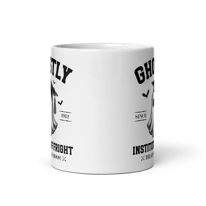 Ghostly Institute of Fright White glossy mug - 11 oz - ArtyKoala