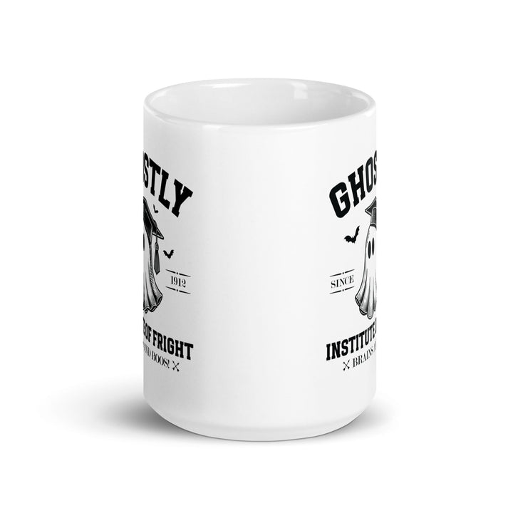 Ghostly Institute of Fright White glossy mug - 11 oz - ArtyKoala