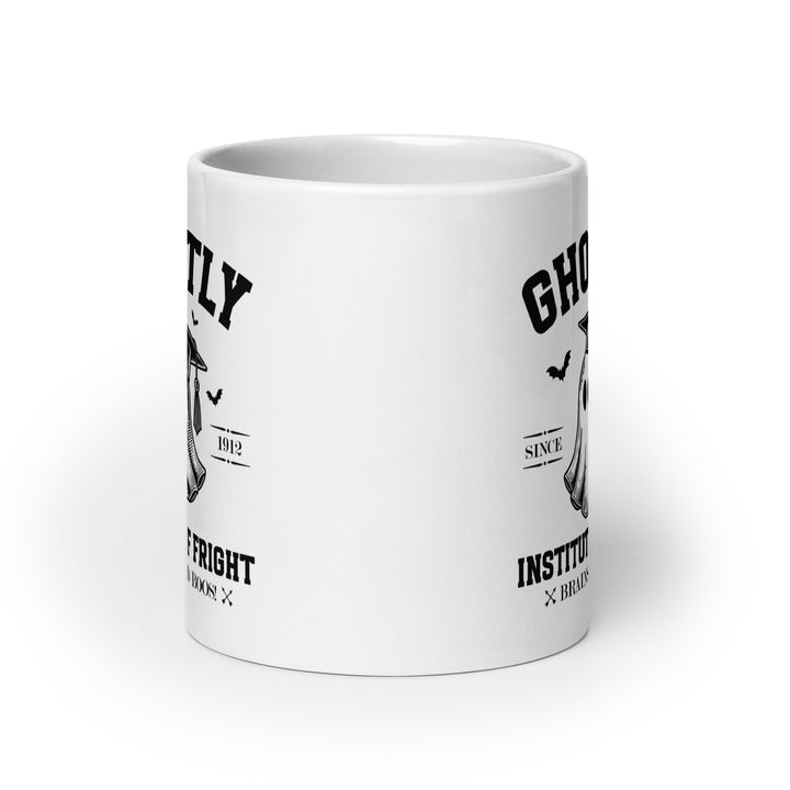 Ghostly Institute of Fright White glossy mug - 11 oz - ArtyKoala