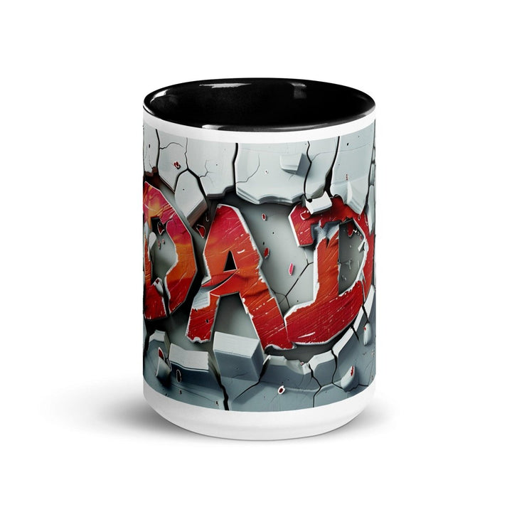 Graffiti Colorful Print Mug - Black - 15 oz - ArtyKoala