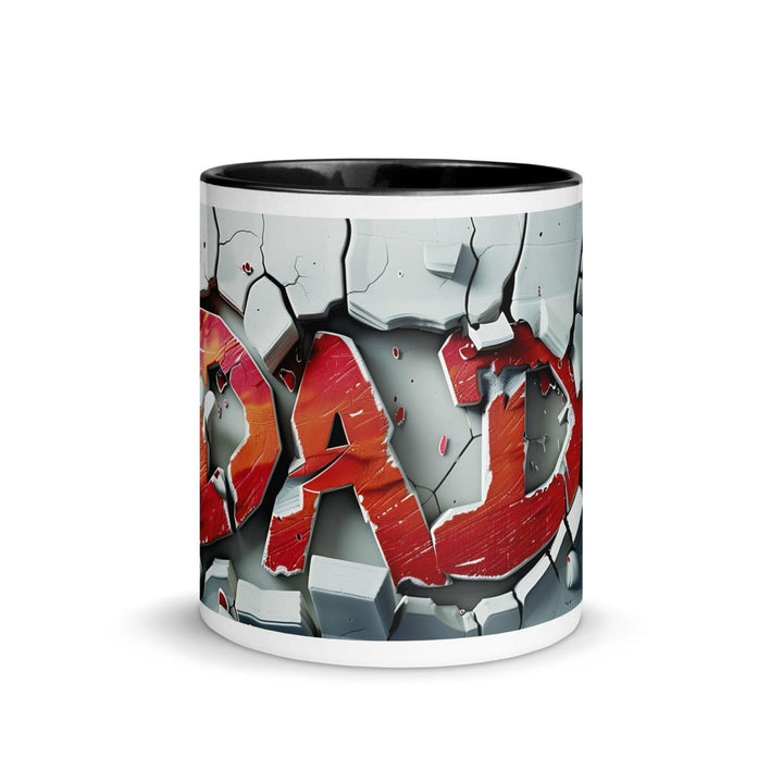 Graffiti Colorful Print Mug - Black - 11 oz - ArtyKoala