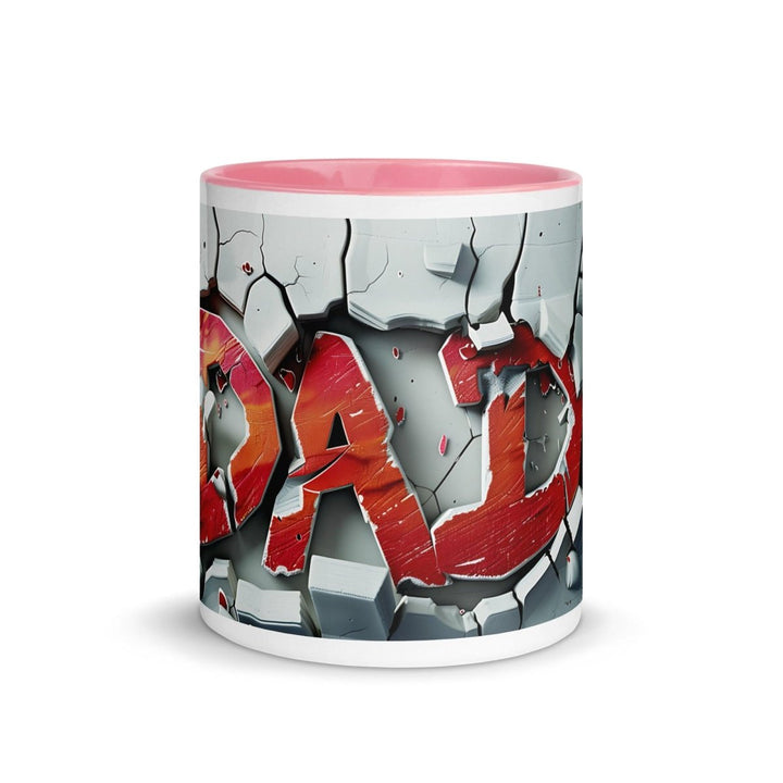 Graffiti Colorful Print Mug - Pink - 11 oz - ArtyKoala