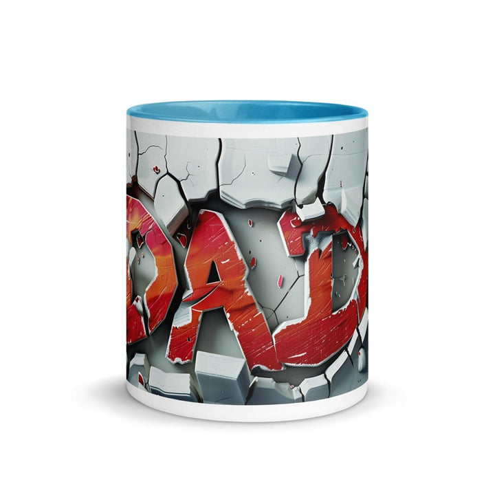 Graffiti Colorful Print Mug - Blue - 11 oz - ArtyKoala