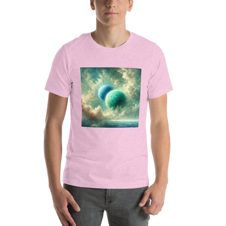 Green Twin Planets Premium Unisex T-shirt - ArtyKoala