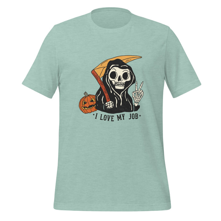 Halloween I Love My Job Premium Unisex t-shirt - Heather Prism Dusty Blue / S - ArtyKoala