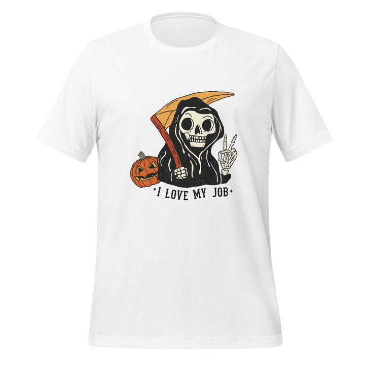 Halloween I Love My Job Premium Unisex t-shirt - White / S - ArtyKoala