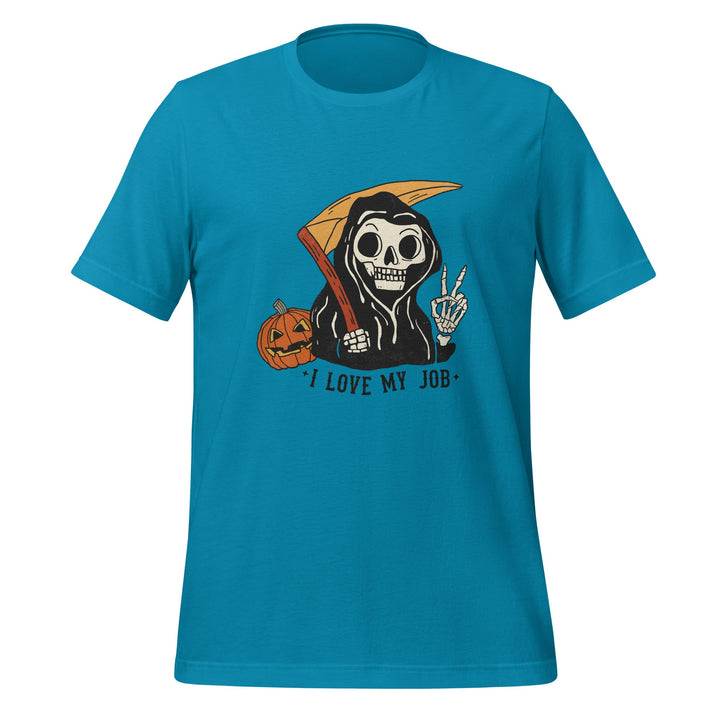 Halloween I Love My Job Premium Unisex t-shirt - Aqua / S - ArtyKoala