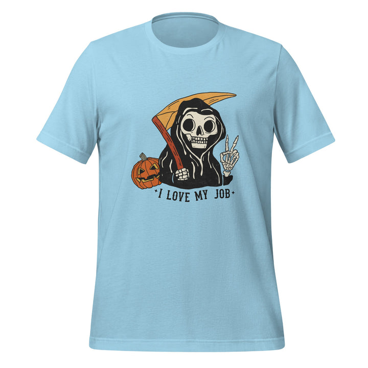 Halloween I Love My Job Premium Unisex t-shirt - Ocean Blue / S - ArtyKoala