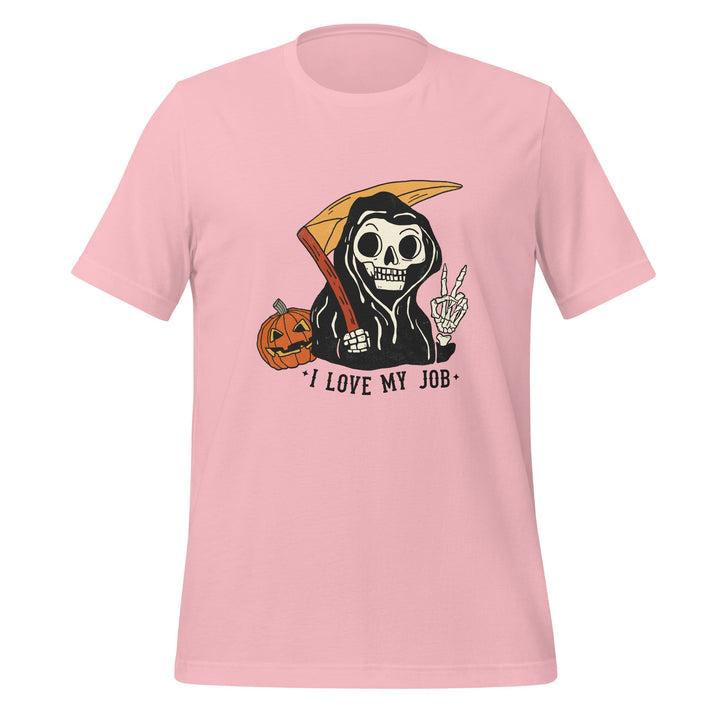 Halloween I Love My Job Premium Unisex t-shirt - Pink / S - ArtyKoala