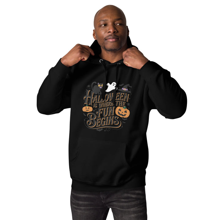 Halloween is Where the Fun Begins Unisex Premium Hoodie - ArtyKoala