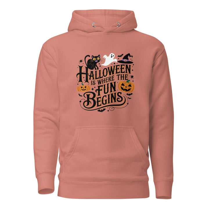 Halloween is Where the Fun Begins Unisex Premium Hoodie - ArtyKoala