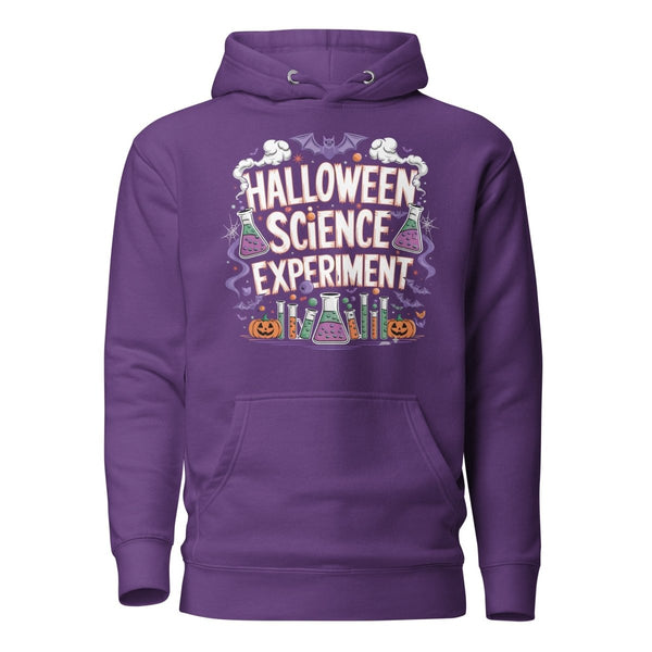 Halloween Science Experiment Graphic Hoodie - Purple - S - ArtyKoala