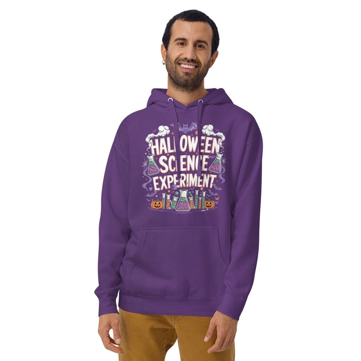 Halloween Science Experiment Graphic Hoodie - Purple - S - ArtyKoala