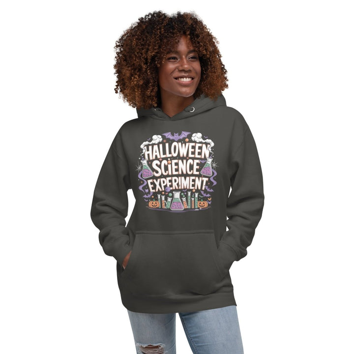 Halloween Science Experiment Graphic Hoodie - Purple - S - ArtyKoala