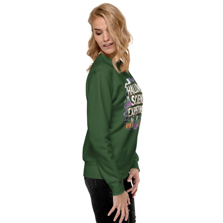 Halloween Science Experiment Graphic Sweatshirt - Vintage Black - S - ArtyKoala