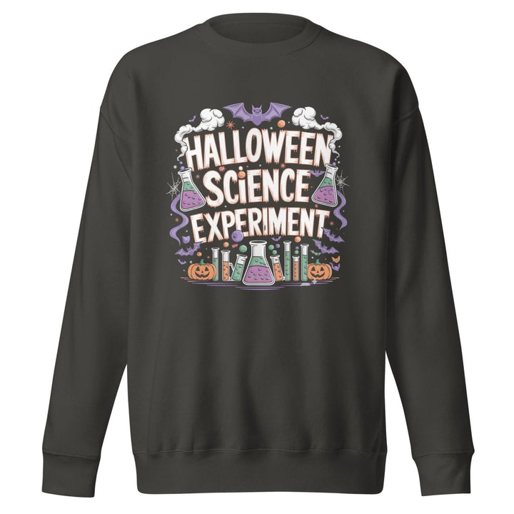 Halloween Science Experiment Graphic Sweatshirt - Black - S - ArtyKoala