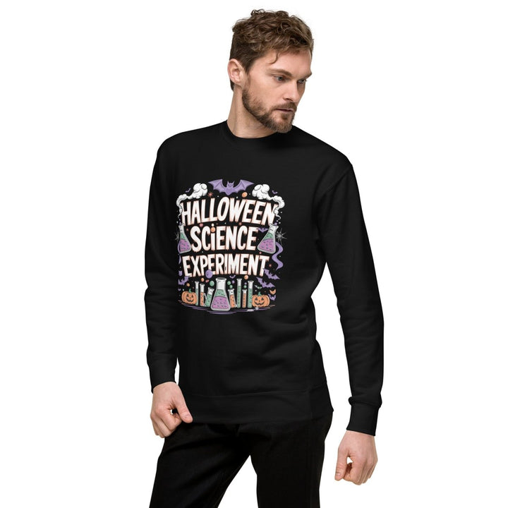 Halloween Science Experiment Graphic Sweatshirt - Black - S - ArtyKoala