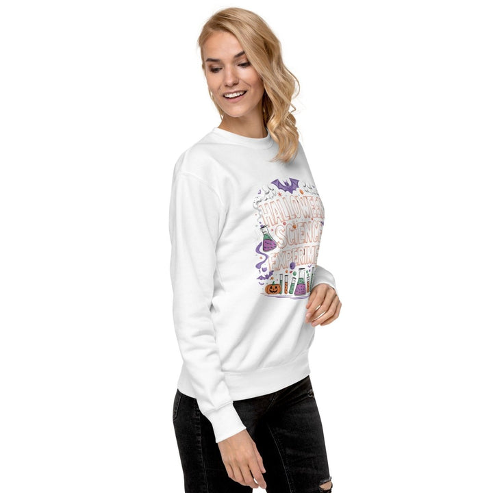 Halloween Science Experiment Graphic Sweatshirt - Vintage Black - S - ArtyKoala