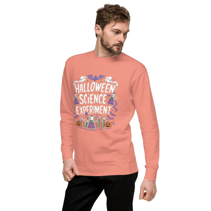 Halloween Science Experiment Graphic Sweatshirt - Vintage Black - S - ArtyKoala