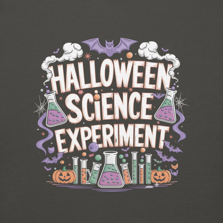 Halloween Science Experiment Graphic Sweatshirt - Vintage Black - S - ArtyKoala