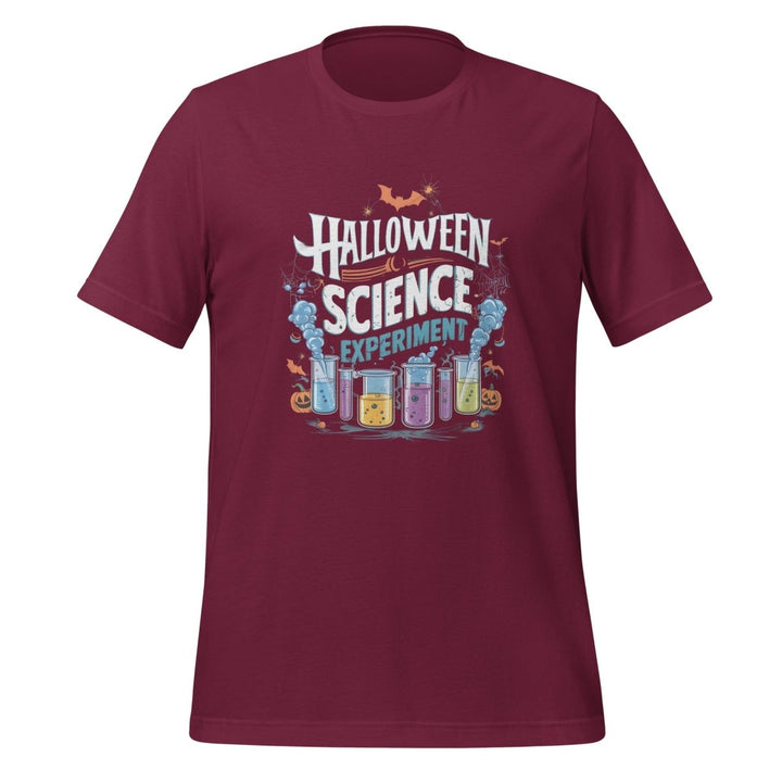 Halloween Science Experiment Graphic Tee - Maroon - XS - ArtyKoala