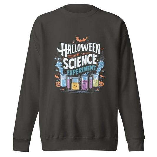 Halloween Science Graphic Sweatshirt - Vintage Black - S - ArtyKoala