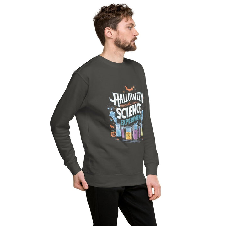 Halloween Science Graphic Sweatshirt - Vintage Black - S - ArtyKoala