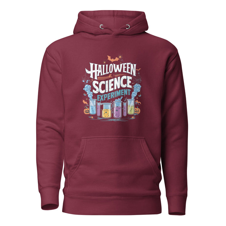 Halloween Science Unisex Premium Hoodie - Maroon / S - ArtyKoala