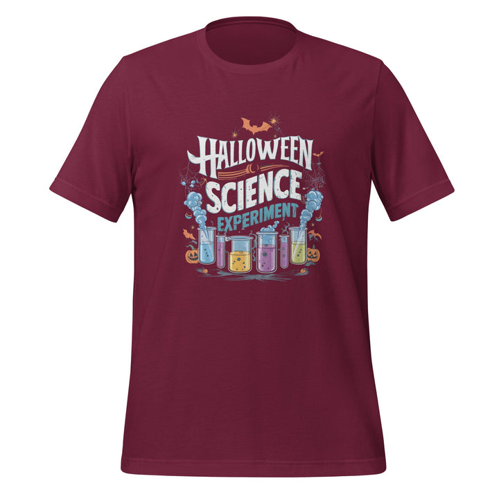 Halloween Science Unisex Premium T-shirt - Maroon / XS - ArtyKoala