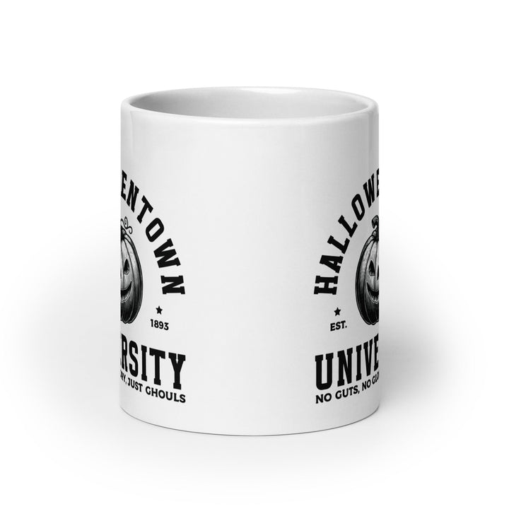 Halloween Town University White glossy mug - 11 oz - ArtyKoala