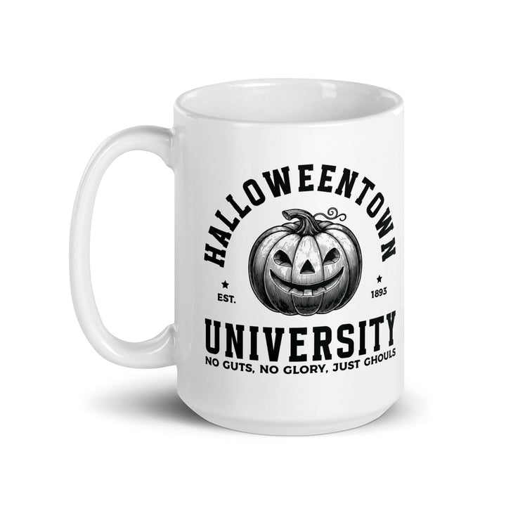 Halloween Town University White glossy mug - 11 oz - ArtyKoala