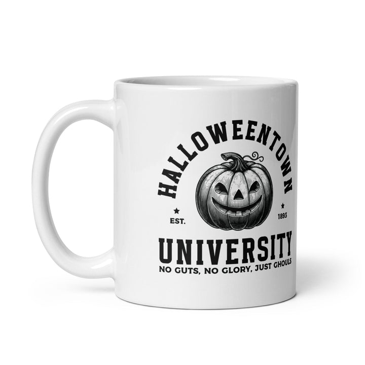 Halloween Town University White glossy mug - 11 oz - ArtyKoala