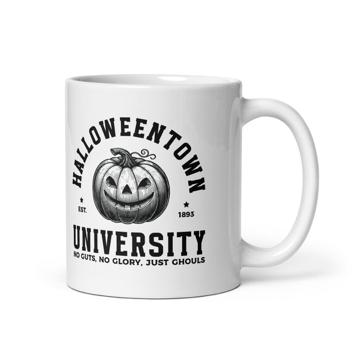 Halloween Town University White glossy mug - 11 oz - ArtyKoala