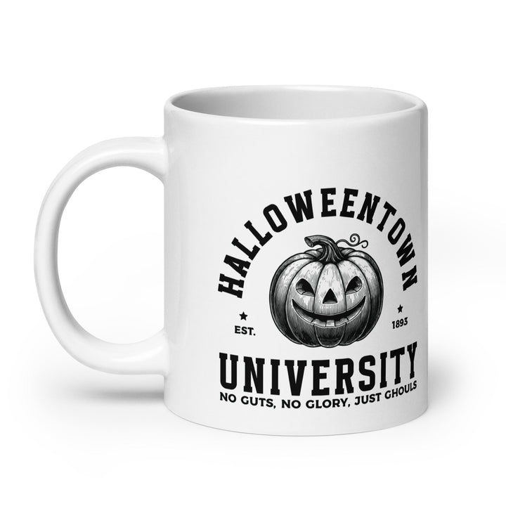 Halloween Town University White glossy mug - 11 oz - ArtyKoala