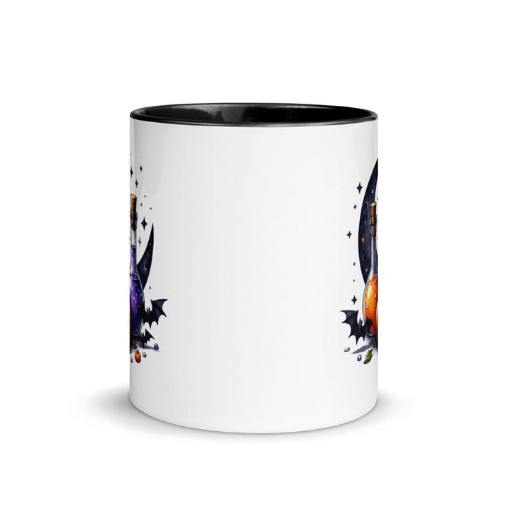 Halloween With Potion Colorful Print Mug - Black - 11 oz - ArtyKoala