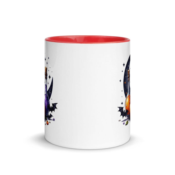 Halloween With Potion Colorful Print Mug - Red - 11 oz - ArtyKoala