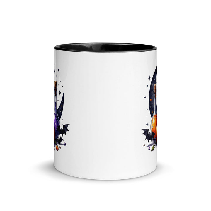 Halloween With Potion Mug with Color Inside - Black / 11 oz - ArtyKoala