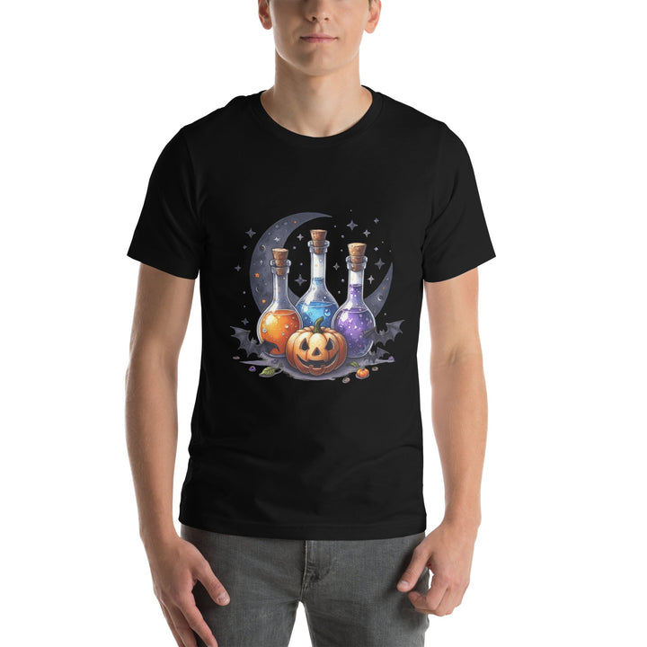 Halloween With Potion Unisex Premium T-shirt - Black / S - ArtyKoala