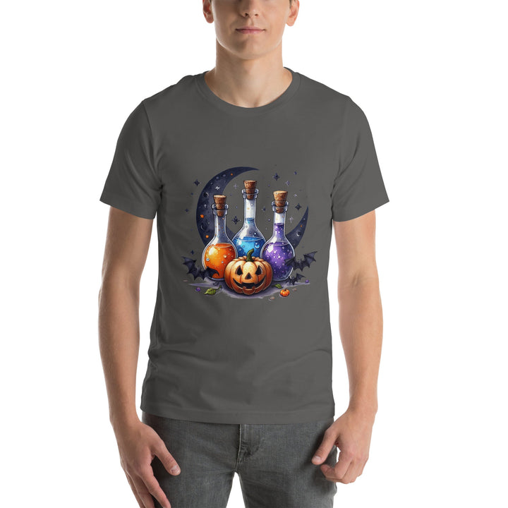 Halloween With Potion Unisex Premium T-shirt - Black / S - ArtyKoala