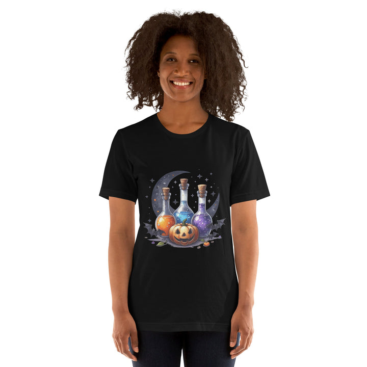 Halloween With Potion Unisex Premium T-shirt - Black / S - ArtyKoala