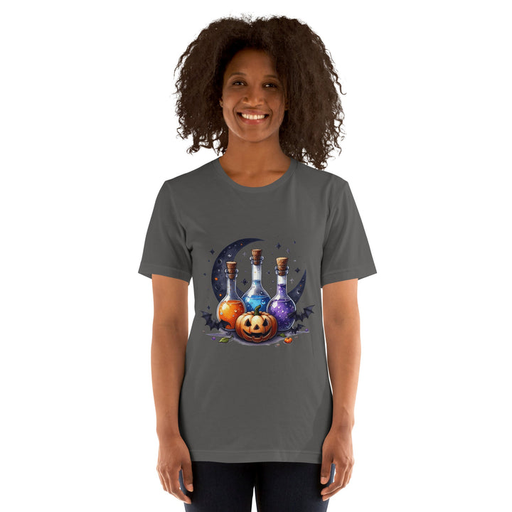 Halloween With Potion Unisex Premium T-shirt - Black / S - ArtyKoala