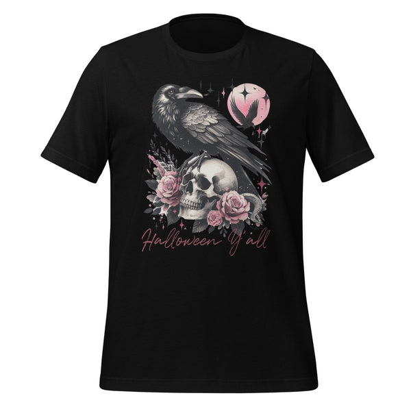 Halloween Yall Graphic Tee - Black - S - ArtyKoala